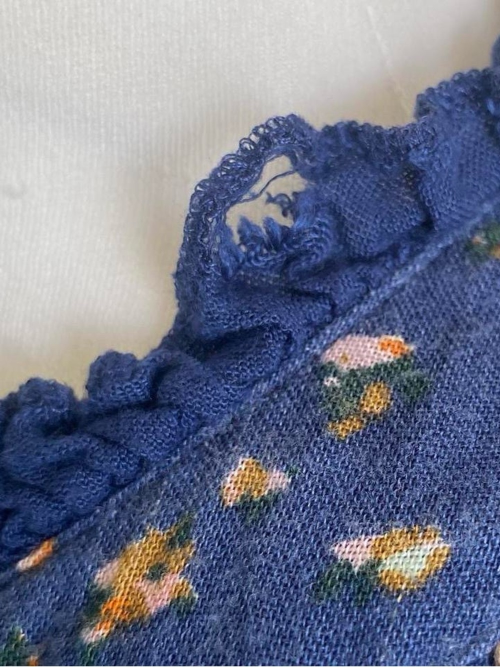 SOLD People blue floral cotton maxi dressSOLD - Picture 8 of 8